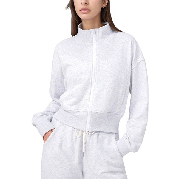 Женская укороченная куртка-бомбер на молнии с высоким воротником и длинными рукавами Anna-Kaci, White
Женская укороченная куртка-бомбер на молнии с высоким воротником и длинными рукавами Anna-Kaci, White