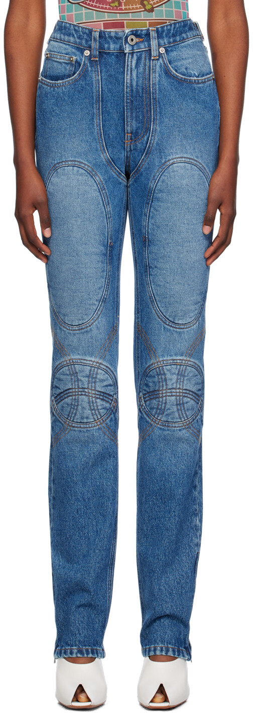 Синие джинсы со шнуровкой Jean Paul Gaultier
Синие джинсы со шнуровкой Jean Paul Gaultier