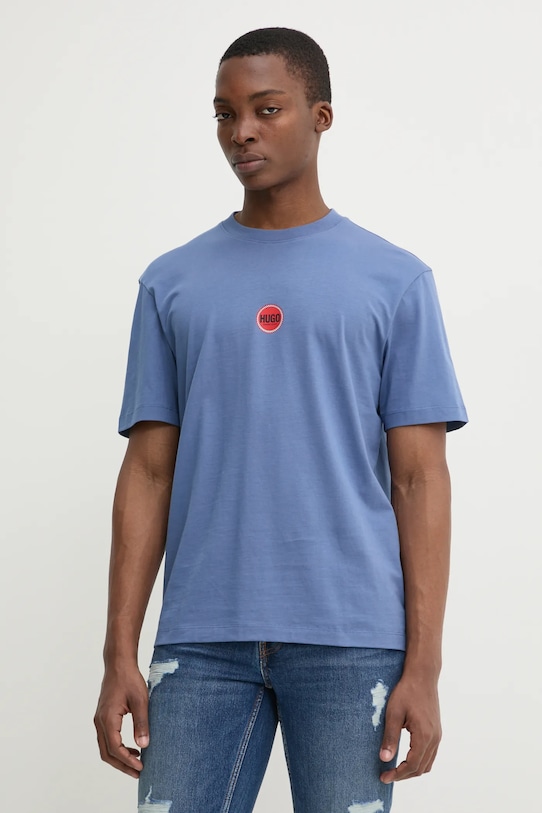 Хлопковая футболка Hugo, синий
Хлопковая футболка Hugo, синий
