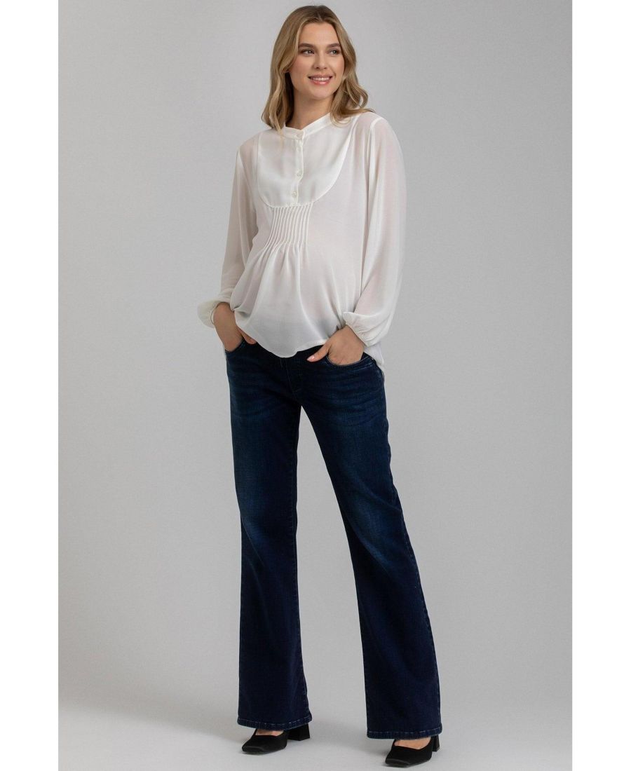 Джинсы для беременных, зауженные, с высокой посадкой и расклешенным низом, с эластичным поясом PIETRO BRUNELLI MATERNITY, Top blue
Джинсы для беременных, зауженные, с высокой посадкой и расклешенным низом, с эластичным поясом PIETRO BRUNELLI MATERNITY, Top blue