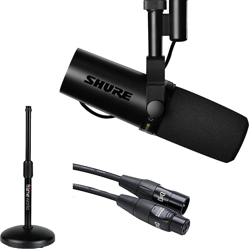 Динамический микрофон Shure Shure SM7dB Dynamic Cardioid Microphone BONUS PAK
Динамический микрофон Shure Shure SM7dB Dynamic Cardioid Microphone BONUS PAK