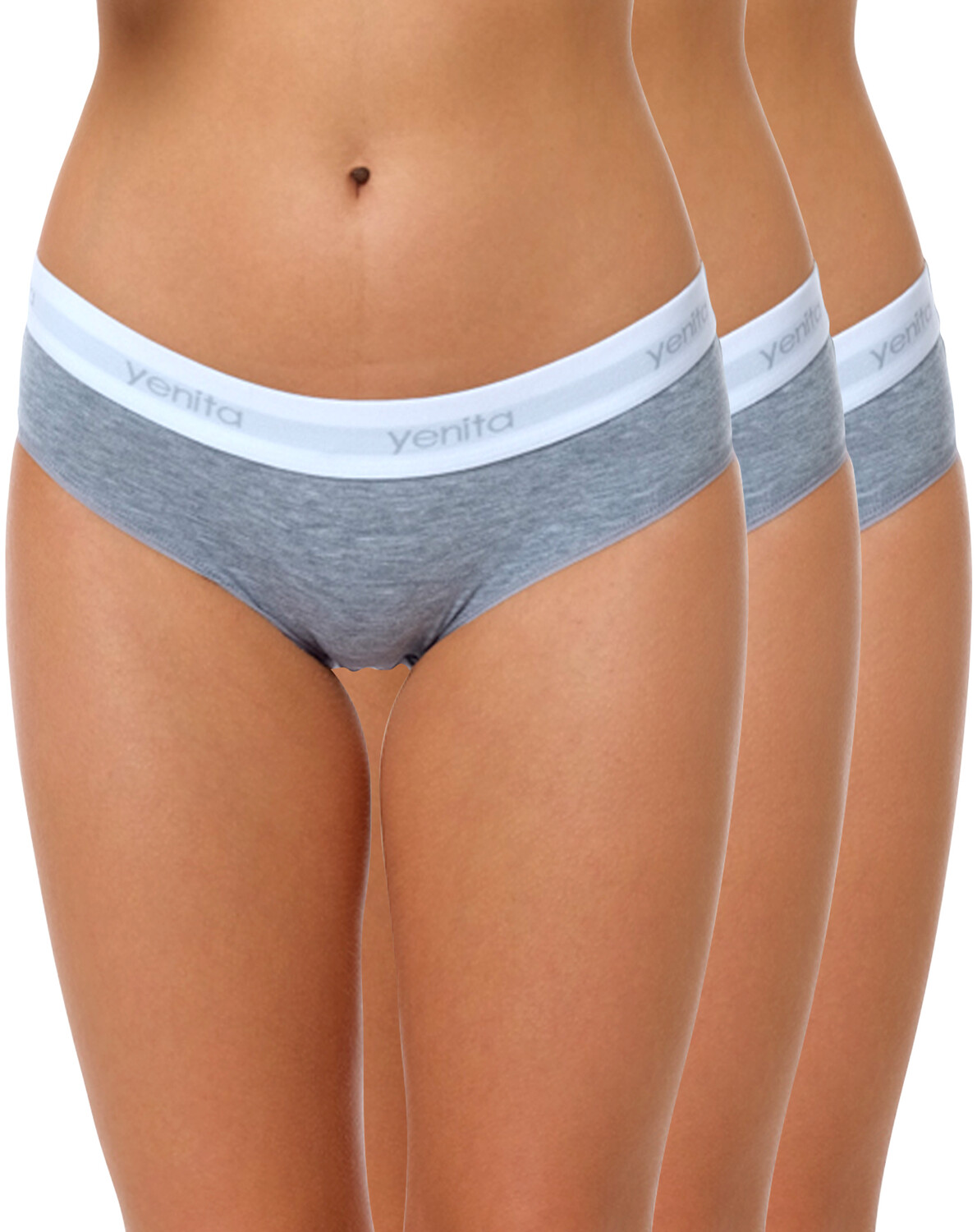 Трусы Yenita Bikinis (3er Set) Modern Sports Collection, серый
Трусы Yenita Bikinis (3er Set) Modern Sports Collection, серый