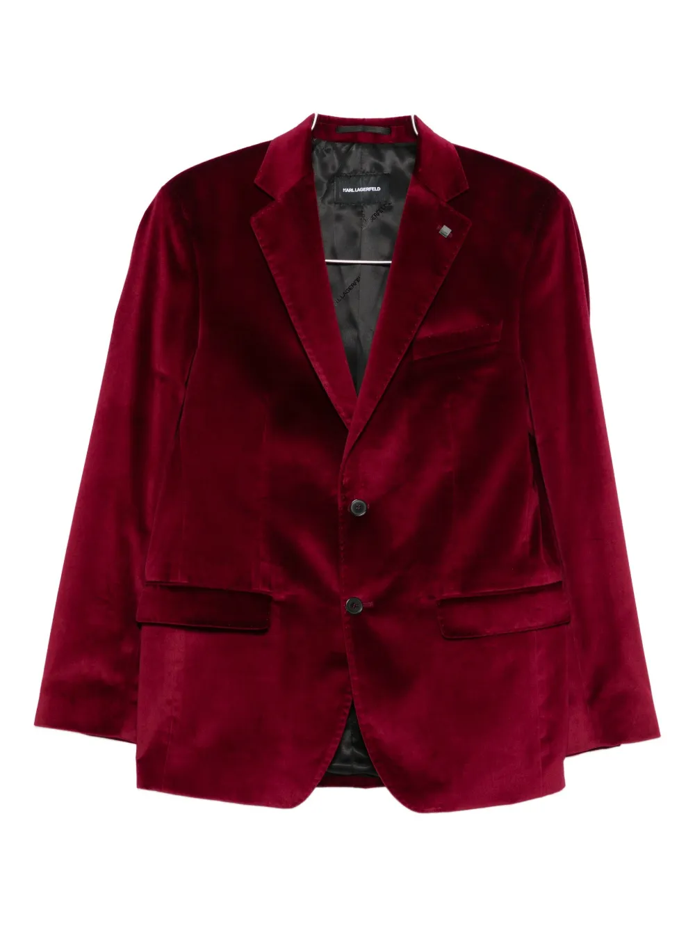 Вельветовый пиджак на двух пуговицах KARL LAGERFELD, красный
Вельветовый пиджак на двух пуговицах KARL LAGERFELD, красный
