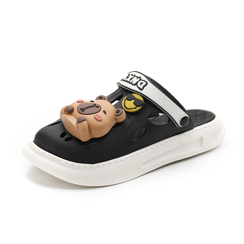 Легкие нескользящие амортизирующие тапочки для детей FCMM, черный
Легкие нескользящие амортизирующие тапочки для детей FCMM, черный