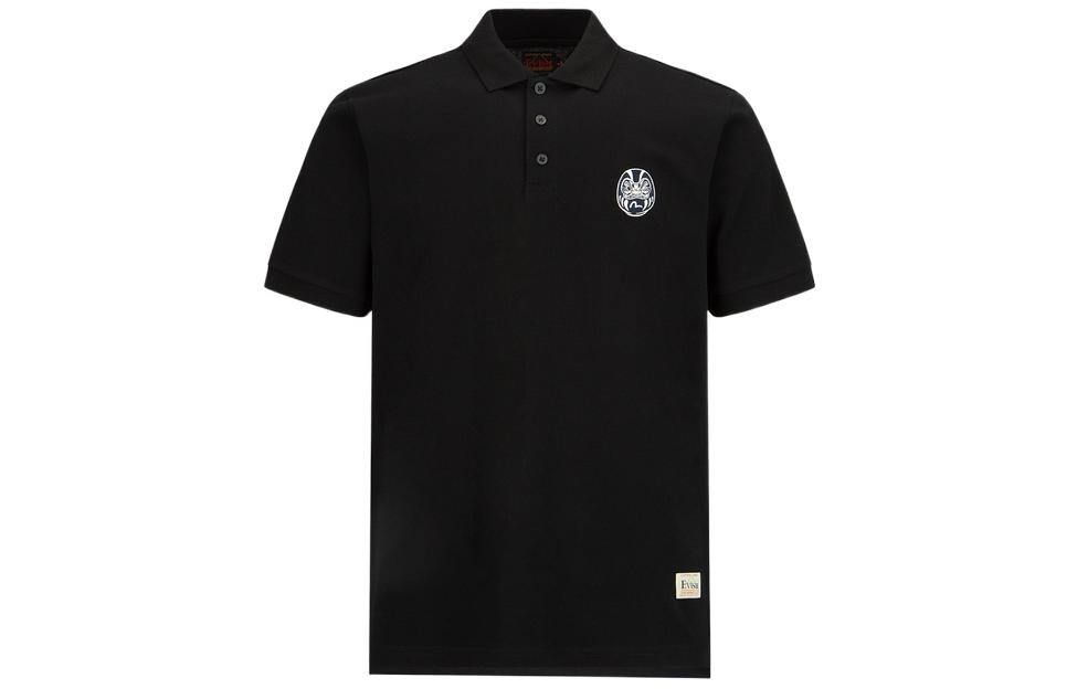 Рубашка поло мужская черная Evisu, черный
Рубашка поло мужская черная Evisu, черный