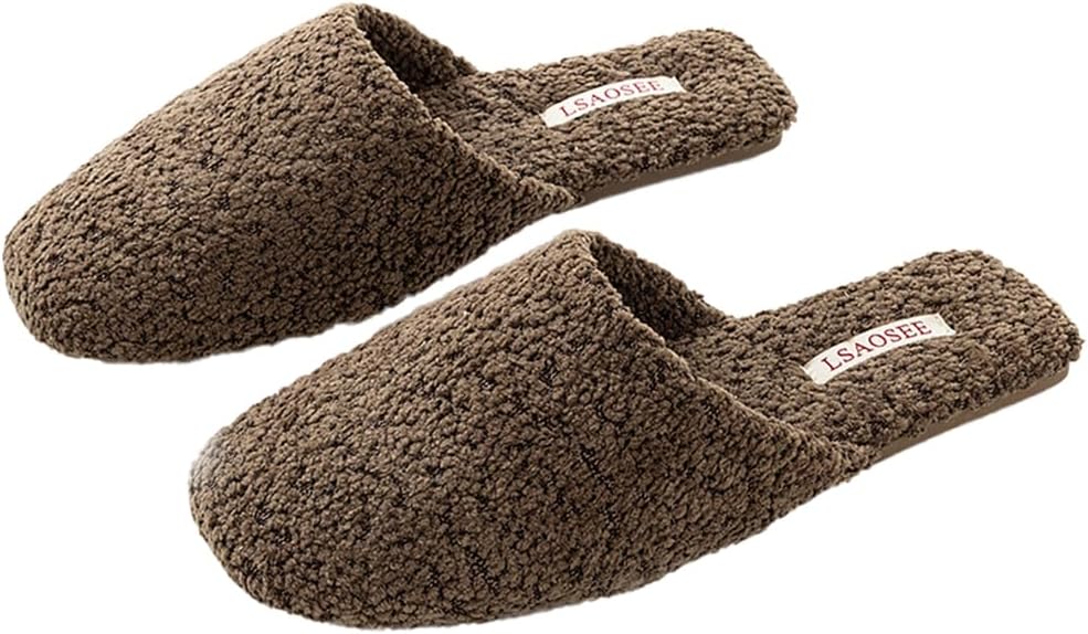 Домашние тапочки с подкладкой из флиса для женщин и мужчин, модные шлепанцы, элегантная обувь для дома, сандалии для улицы и дома Yafirgeer, Coffee
Домашние тапочки с подкладкой из флиса для женщин и мужчин, модные шлепанцы, элегантная обувь для дома, сандалии для улицы и дома Yafirgeer, Coffee