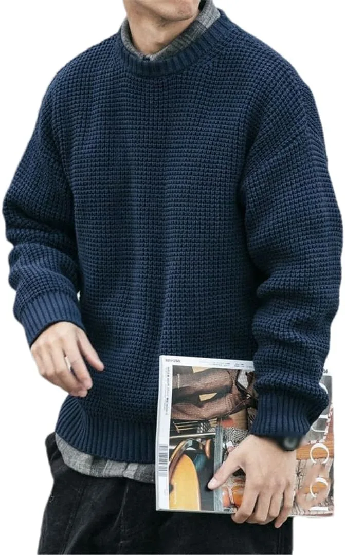 Мужской свитер-пуловер с длинным рукавом Rfmfkkg
Мужской свитер-пуловер с длинным рукавом Rfmfkkg