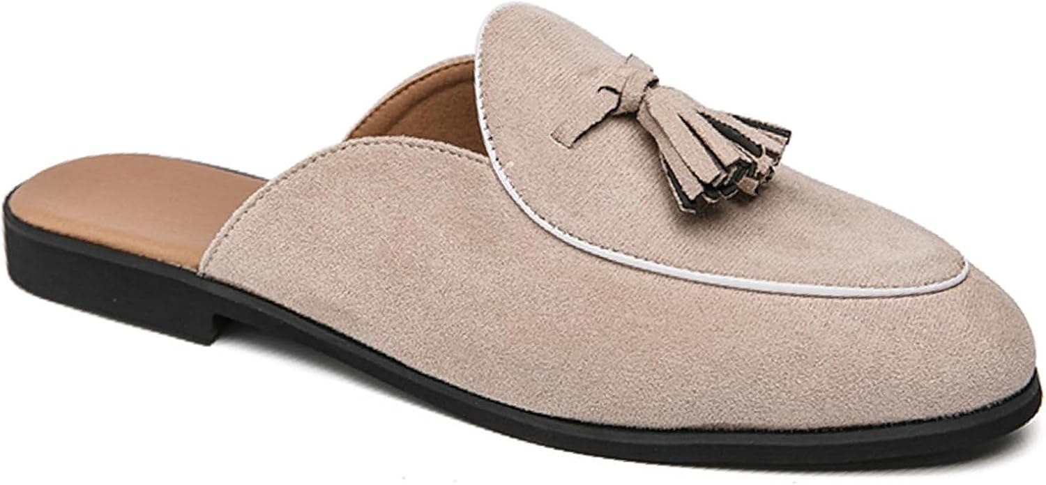 Мужские замшевые лоферы BHDJK с кисточками, летние с круглым носком, легкие, без шнуровки, противоскользящие, повседневные мокасины для работы и вечеринок, бежевый
Мужские замшевые лоферы BHDJK с кисточками, летние с круглым носком, легкие, без шнуровки, противоскользящие, повседневные мокасины для работы и вечеринок, бежевый