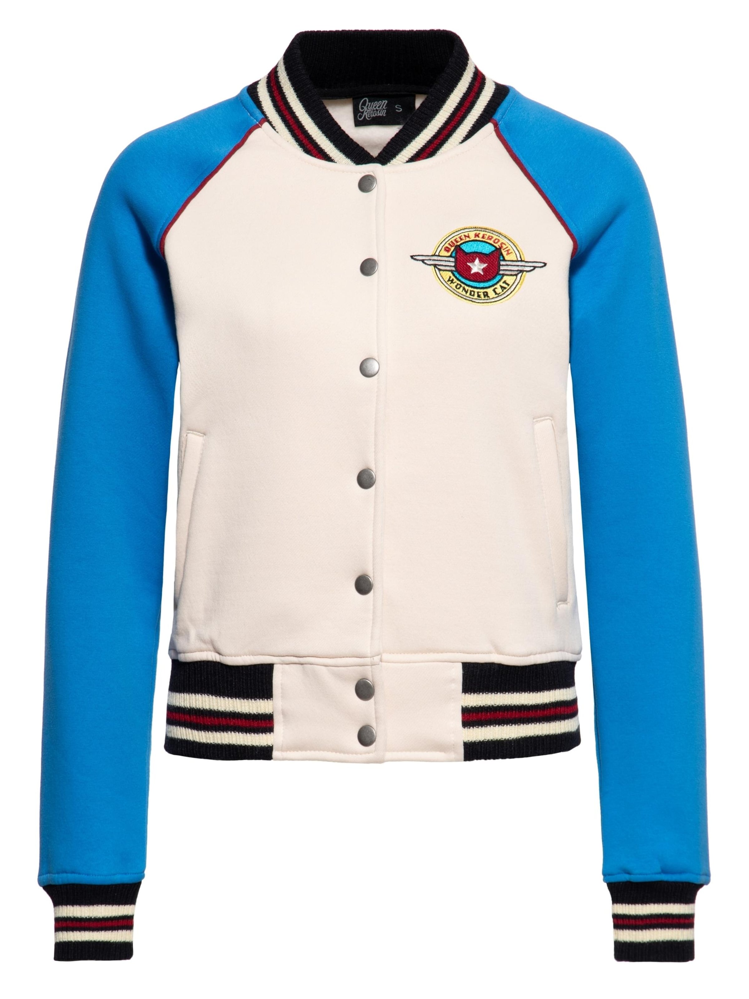 Queen Kerosin Куртка межсезонная 'Wonder Cat' в бежевом цвете
Queen Kerosin Куртка межсезонная 'Wonder Cat' в бежевом цвете