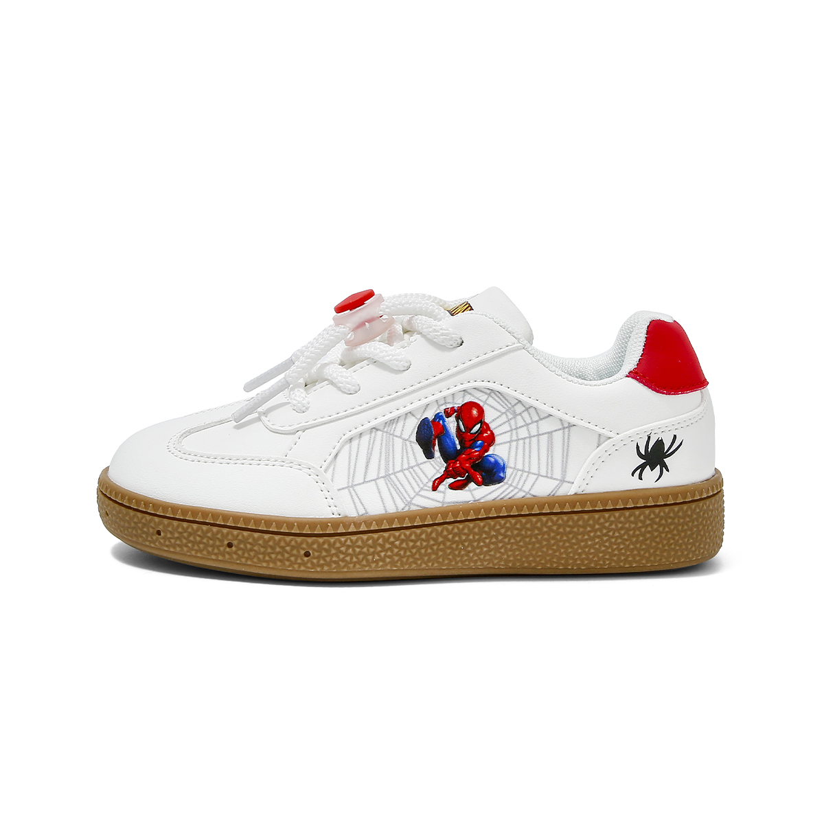 Детские кроссовки для скейтбординга с противоскользящей подошвой и амортизацией от ударов, с рисунком Человека-паука. Disney, бежевый/белый/красный
Детские кроссовки для скейтбординга с противоскользящей подошвой и амортизацией от ударов, с рисунком Человека-паука. Disney, бежевый/белый/красный