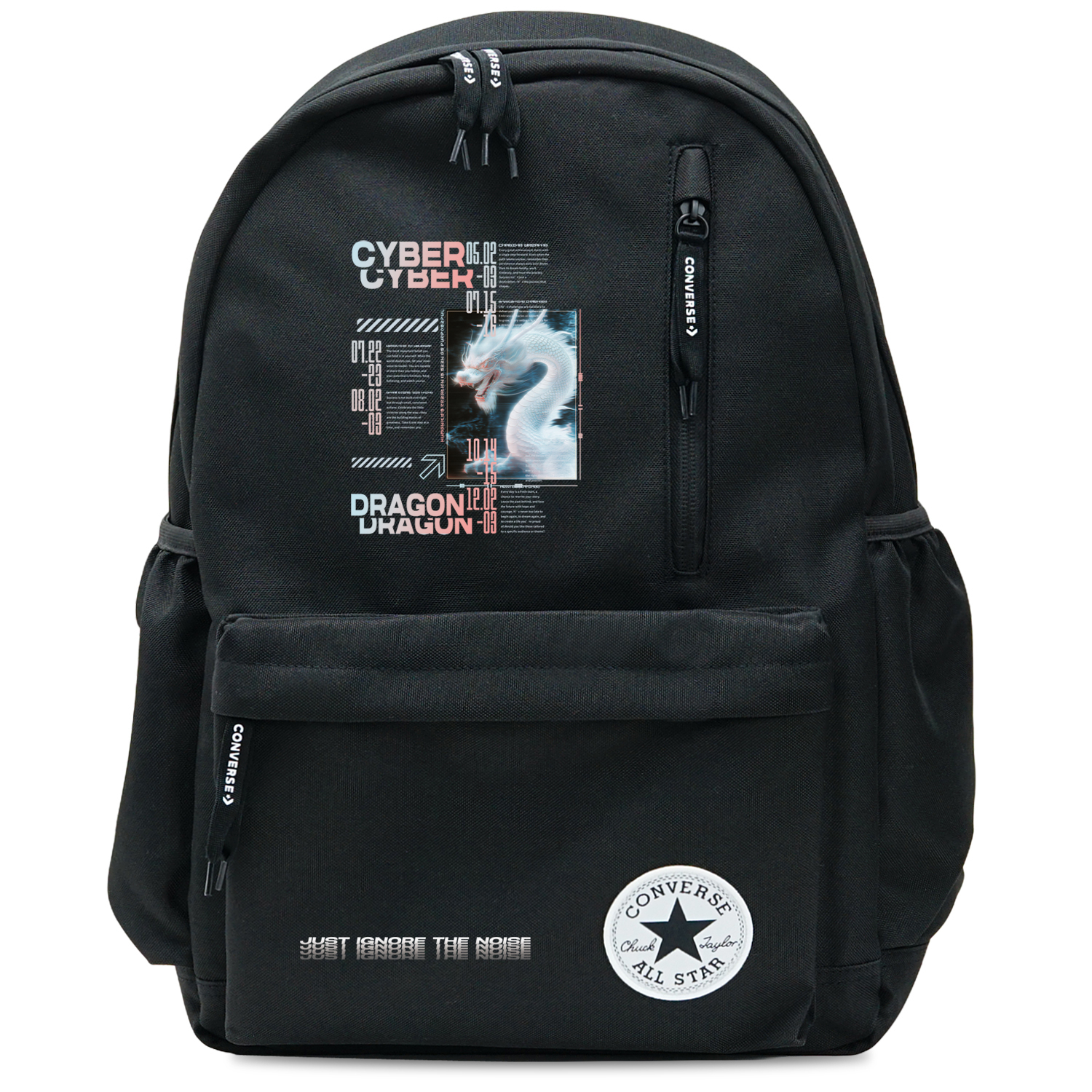 Converse Полиэстеровый рюкзак среднего размера унисекс черный, CNY Cyber Dragon
Converse Полиэстеровый рюкзак среднего размера унисекс черный, CNY Cyber Dragon