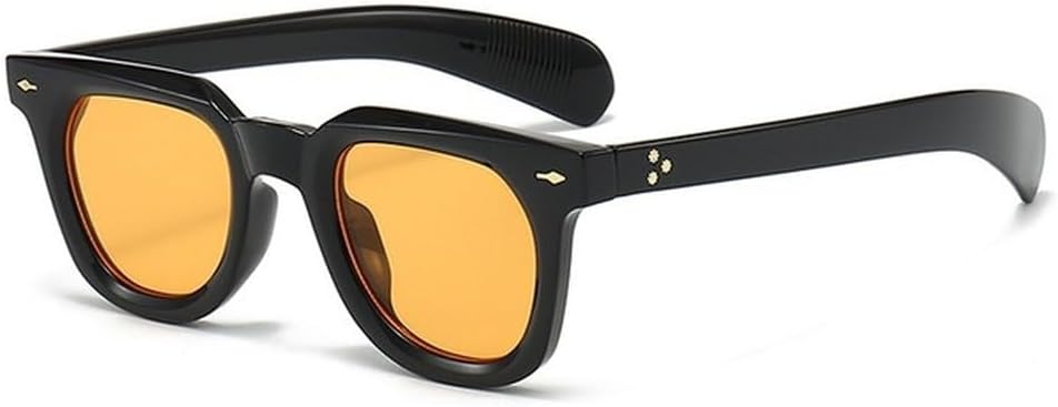 Популярные женские солнцезащитные очки, мужские винтажные очки с заклепками, панк-стиль, женские солнцезащитные очки с защитой от УФ-излучения UV400, модные мужские солнцезащитные очки TVTBBVV, Black Yellow
Популярные женские солнцезащитные очки, мужские винтажные очки с заклепками, панк-стиль, женские солнцезащитные очки с защитой от УФ-излучения UV400, модные мужские солнцезащитные очки TVTBBVV, Black Yellow