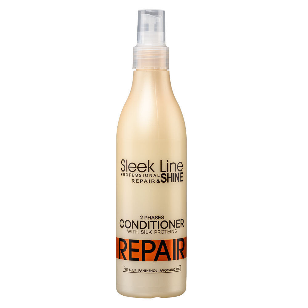 Двухфазный кондиционер для волос Stapiz Sleek Line Repair, 300 мл
Двухфазный кондиционер для волос Stapiz Sleek Line Repair, 300 мл