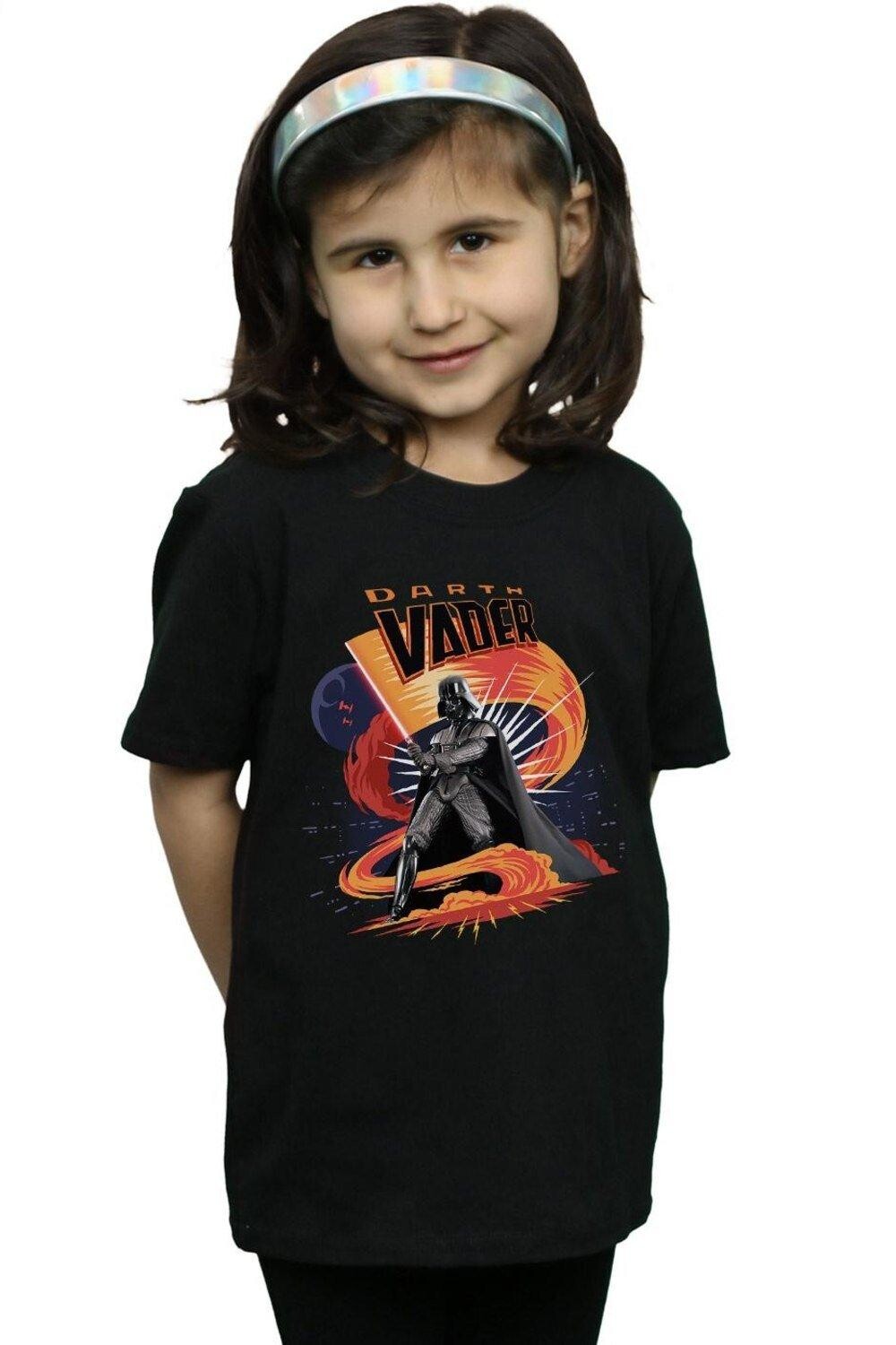 Хлопковая футболка Darth Vader Swirling Fury Star Wars, черный
Хлопковая футболка Darth Vader Swirling Fury Star Wars, черный