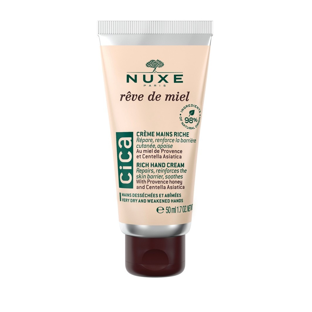 Крем для рук rêve de miel cica creme reichhaltige Nuxe, объем 50 мл
Крем для рук rêve de miel cica creme reichhaltige Nuxe, объем 50 мл
