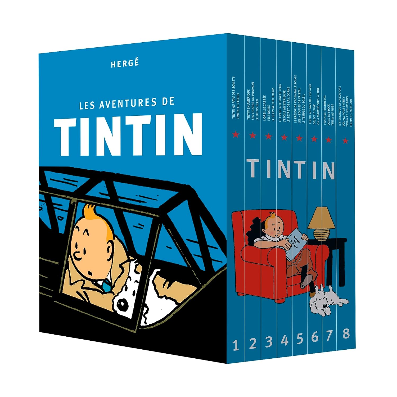 Coffret intégral Tintin (2023) (Les coffrets et intégrales des aventures de Tintin) (French Edition) (Casterman / Educa Books)
Coffret intégral Tintin (2023) (Les coffrets et intégrales des aventures de Tintin) (French Edition) (Casterman / Educa Books)