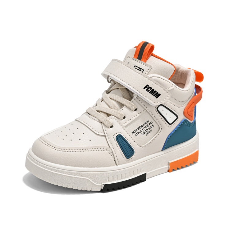 Противоскользящие износостойкие высокие детские кроссовки для скейтбординга FCMM, бежевый/оранжевый
Противоскользящие износостойкие высокие детские кроссовки для скейтбординга FCMM, бежевый/оранжевый