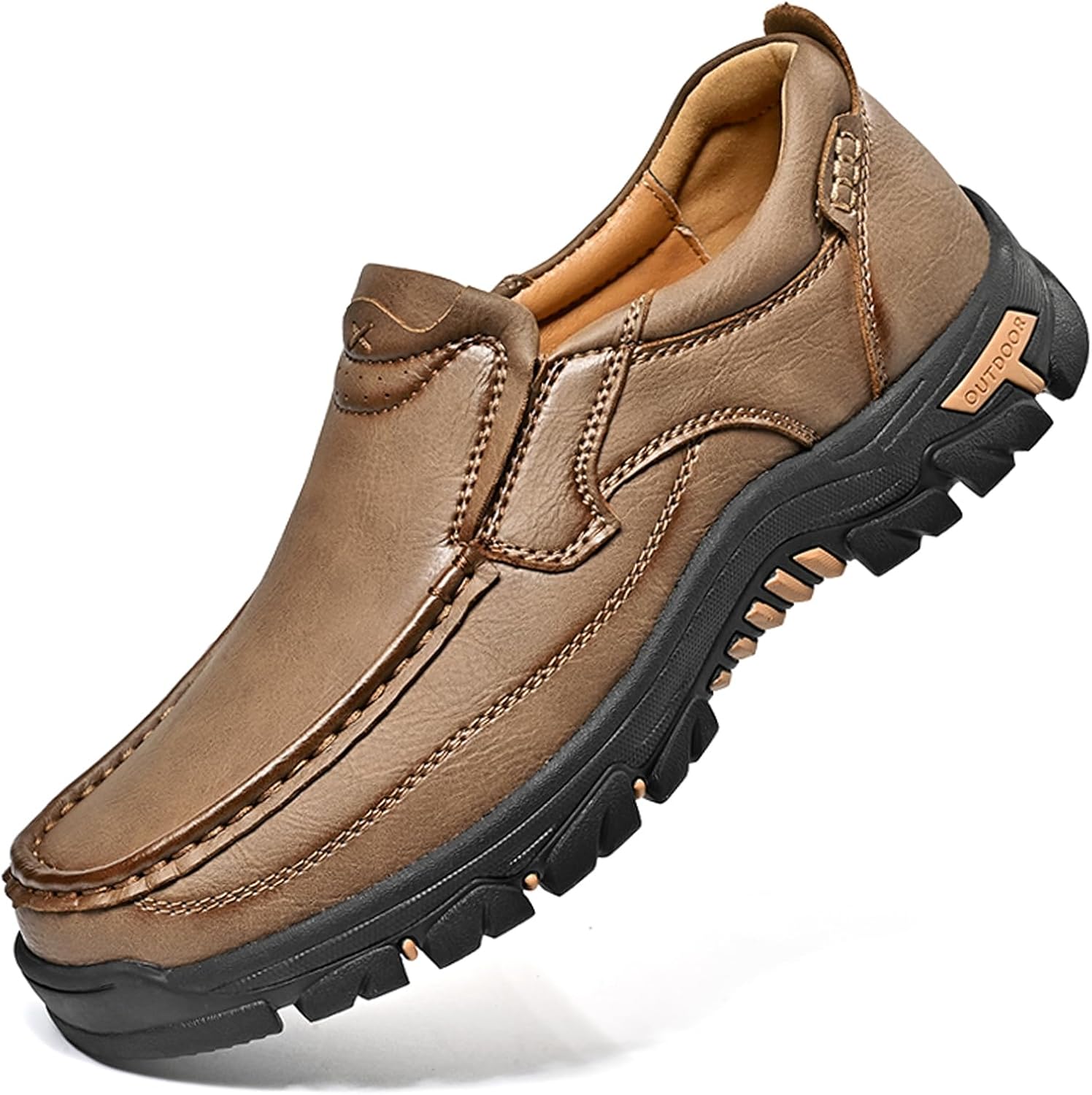 Мужские кожаные лоферы на пятке широкого кроя, удобные, нескользящие, ручной работы, для прогулок, работы, вождения и повседневной носки Lossarye, хаки
Мужские кожаные лоферы на пятке широкого кроя, удобные, нескользящие, ручной работы, для прогулок, работы, вождения и повседневной носки Lossarye, хаки