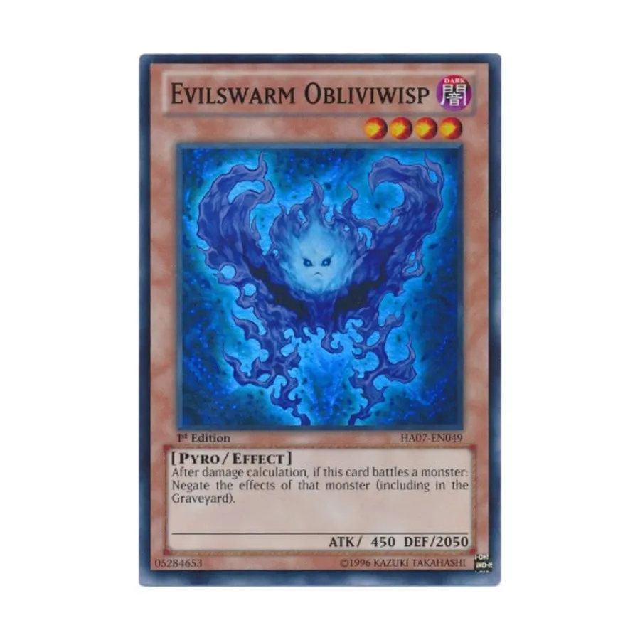 CCG Evilswarm Obliviwisp (Супер редкий), Yu-Gi-Oh - Hidden Arsenal 7 - Singles
CCG Evilswarm Obliviwisp (Супер редкий), Yu-Gi-Oh - Hidden Arsenal 7 - Singles