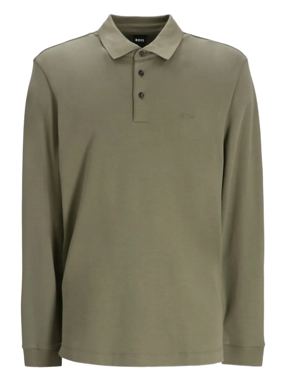 Рубашка поло с длинными рукавами Boss, зеленый
Рубашка поло с длинными рукавами Boss, зеленый