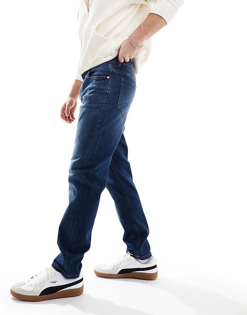 Зауженные джинсы ралли темно-синего цвета River Island
Зауженные джинсы ралли темно-синего цвета River Island