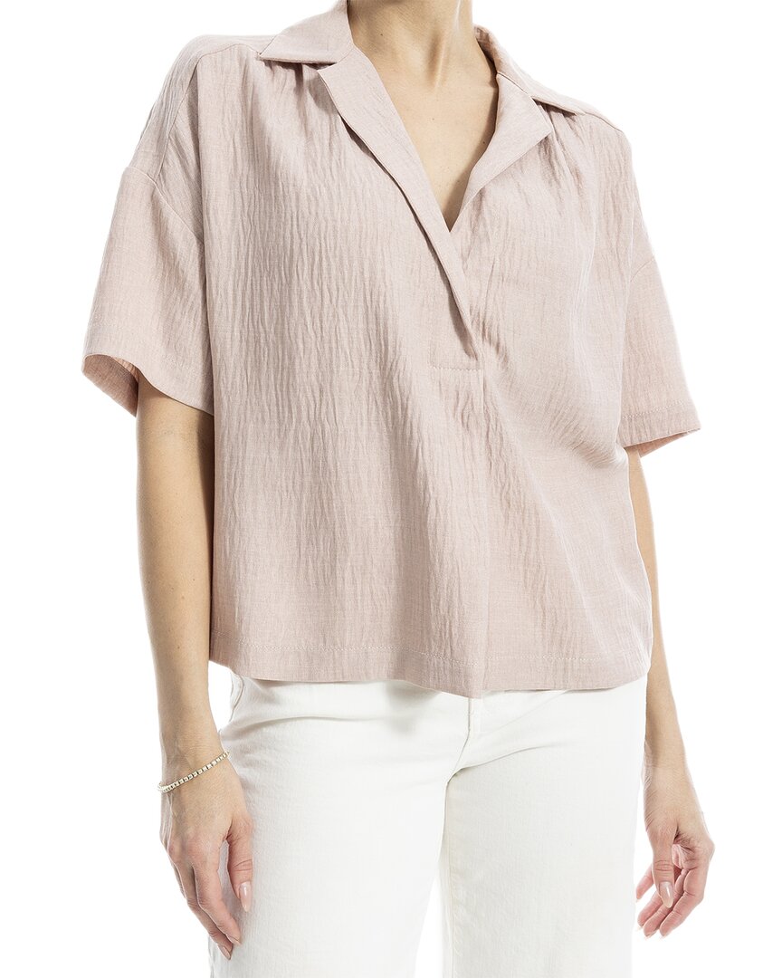 Макс Студио Рубашка с коротким рукавом, полузастежкой и воротником Max Studio, розовый
Макс Студио Рубашка с коротким рукавом, полузастежкой и воротником Max Studio, розовый