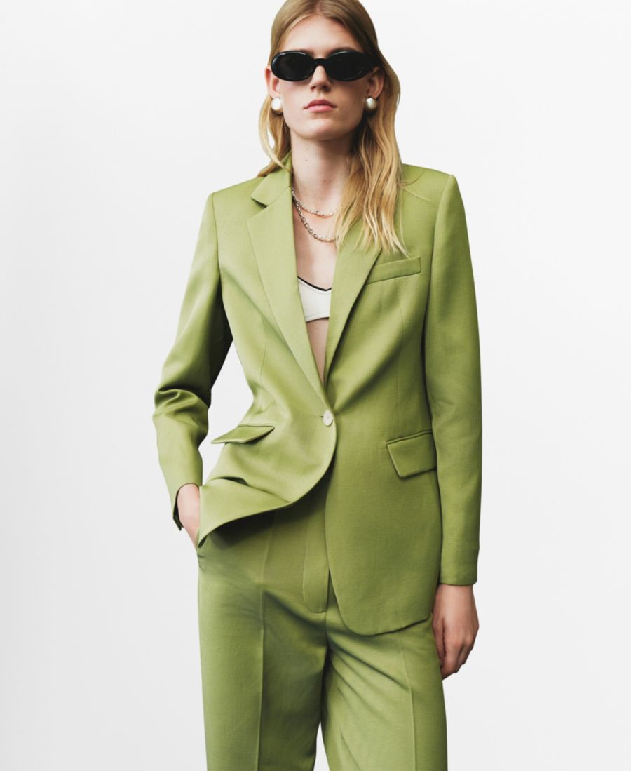 Женский пиджак из льняной смеси MANGO, Green
Женский пиджак из льняной смеси MANGO, Green