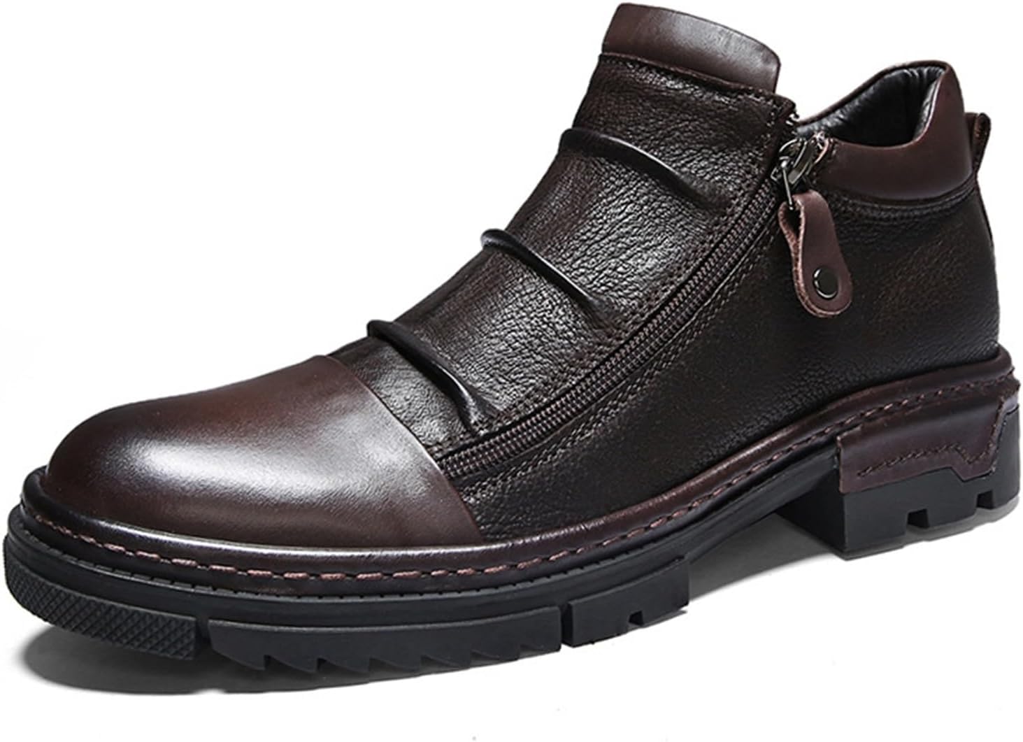 Мужские кожаные модные ботинки челси с боковой молнией, деловые формальные ботинки Generic, коричневый
Мужские кожаные модные ботинки челси с боковой молнией, деловые формальные ботинки Generic, коричневый