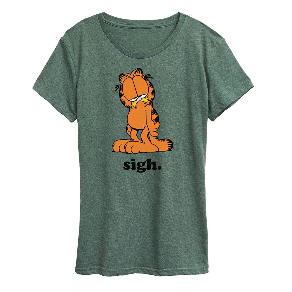 Женская футболка с рисунком Garfield Sigh Licensed Character, цвет Heather Green
Женская футболка с рисунком Garfield Sigh Licensed Character, цвет Heather Green