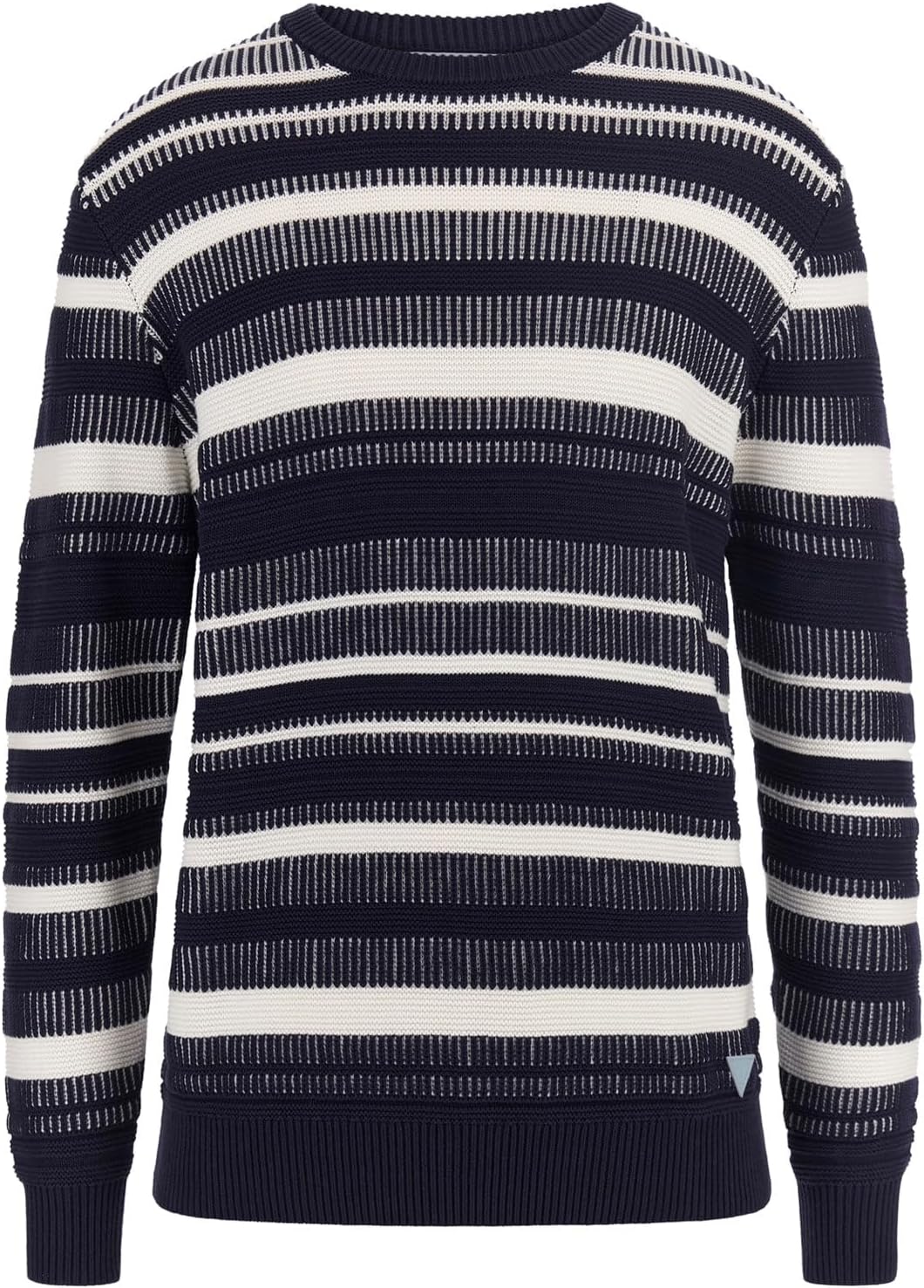 Мужской свитер GUESS Eco Long Sleeve Grover Striped Stitch, Smart Blue Salt White Stripes
Мужской свитер GUESS Eco Long Sleeve Grover Striped Stitch, Smart Blue Salt White Stripes