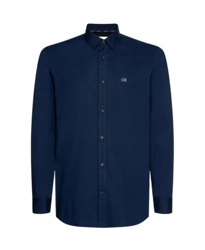 Хлопковая рубашка с длинными рукавами Calvin Klein, синий
Хлопковая рубашка с длинными рукавами Calvin Klein, синий