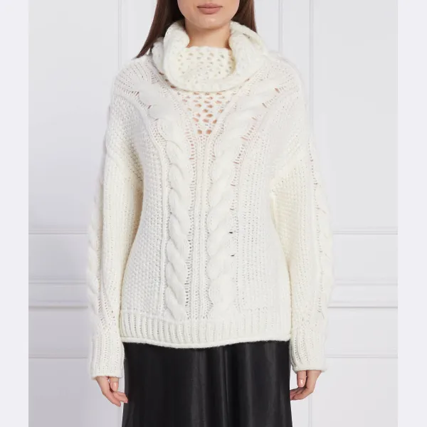 Шерстяной свитер обычного кроя Marc Cain, белый
Шерстяной свитер обычного кроя Marc Cain, белый