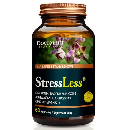 Пищевая добавка Stressless от стресса и беспокойства - 60 капсул Doctor Life
Пищевая добавка Stressless от стресса и беспокойства - 60 капсул Doctor Life