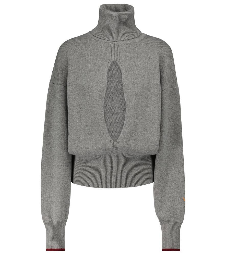Свитер из кашемировой смеси с вырезом Victoria Beckham, Grey Melange Aw21
Свитер из кашемировой смеси с вырезом Victoria Beckham, Grey Melange Aw21