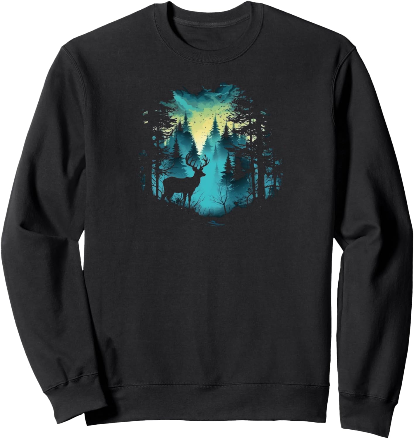 Толстовка с изображением оленя в лесу Deer In Forest Apparel, черный
Толстовка с изображением оленя в лесу Deer In Forest Apparel, черный