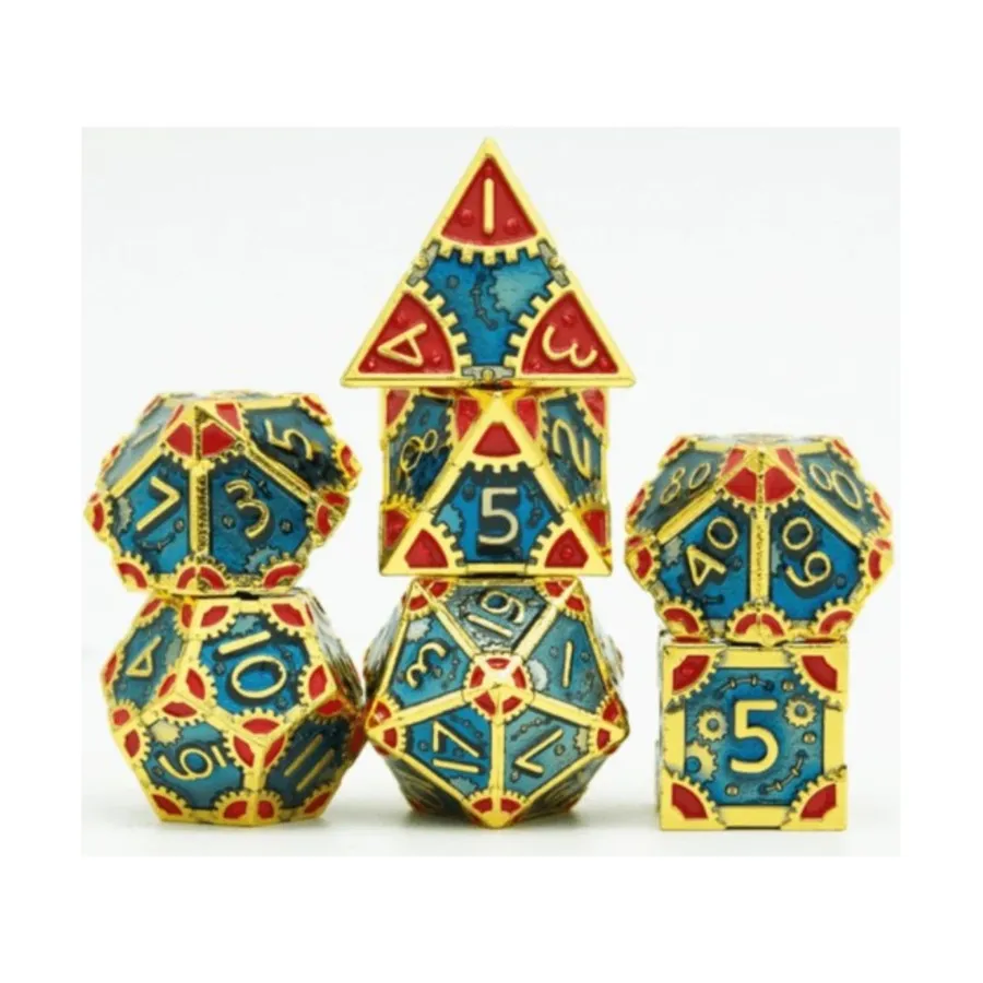 Полиэфирный комплект в стиле стимпанк — высокий верх (7), Dice Sets - Metal (Foam Brain Games)
Полиэфирный комплект в стиле стимпанк — высокий верх (7), Dice Sets - Metal (Foam Brain Games)