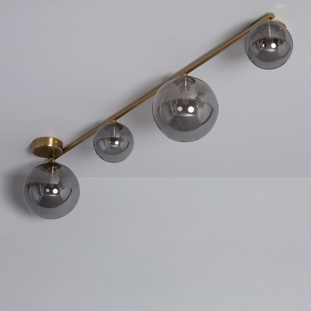 Потолочный светильник из металла и стекла Moonlight Brass 4 точки дымчато-серый LEDKIA
Потолочный светильник из металла и стекла Moonlight Brass 4 точки дымчато-серый LEDKIA