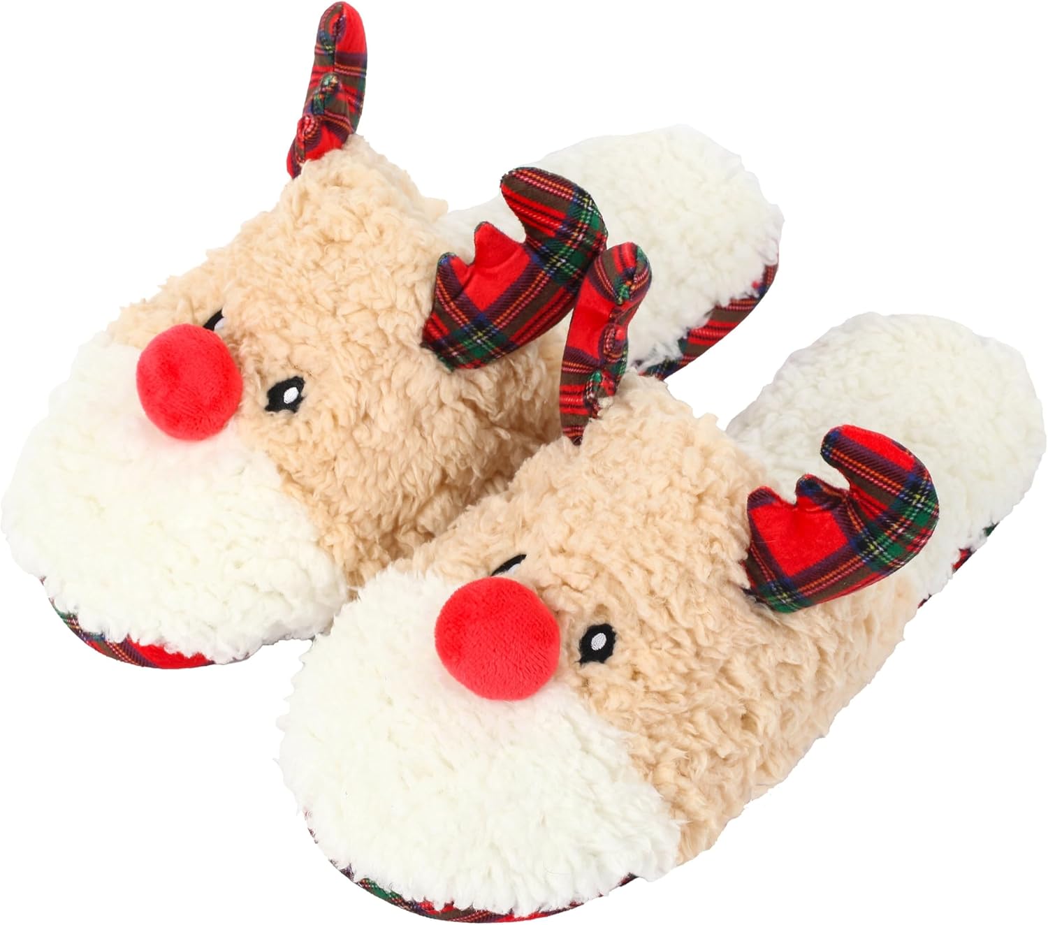 Рождественские тапочки Dechic для женщин и мужчин, обувь эльфа, пушистые домашние тапочки, нескользящие, удобные, для спальни, для дома и улицы, фиолетовый
Рождественские тапочки Dechic для женщин и мужчин, обувь эльфа, пушистые домашние тапочки, нескользящие, удобные, для спальни, для дома и улицы, фиолетовый