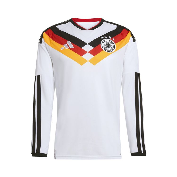 Домашняя футболка с длинными рукавами Adidas Germany 26, белый
Домашняя футболка с длинными рукавами Adidas Germany 26, белый