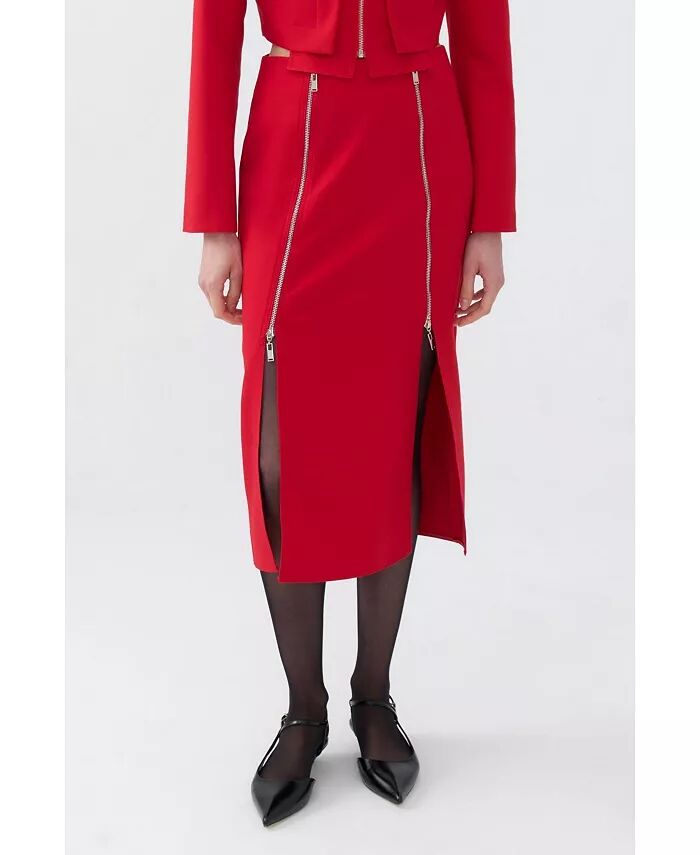 Женская юбка-карандаш с застежкой-молнией NOCTURNE, красный
Женская юбка-карандаш с застежкой-молнией NOCTURNE, красный