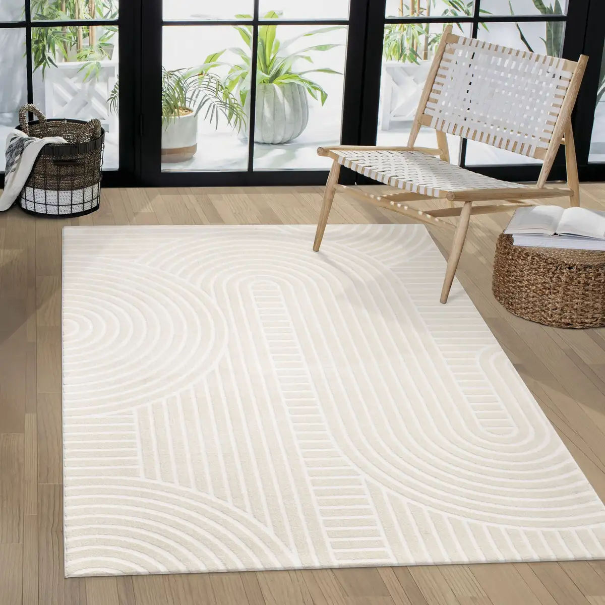 Ковер Paco Home "Luzern 653", прямоугольный, короткий ворс, однотонный, высокая-низкая структура, скандинавский дизайн 240х340 см, цвет Creme
Ковер Paco Home "Luzern 653", прямоугольный, короткий ворс, однотонный, высокая-низкая структура, скандинавский дизайн 240х340 см, цвет Creme