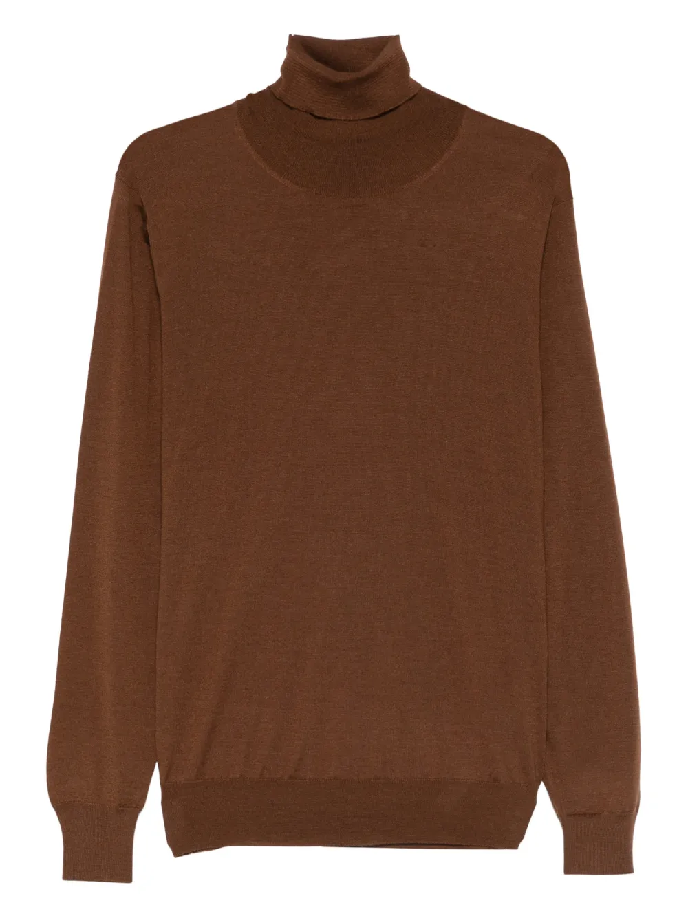 Свитер с высоким воротником Dell'Oglio, коричневый
Свитер с высоким воротником Dell'Oglio, коричневый