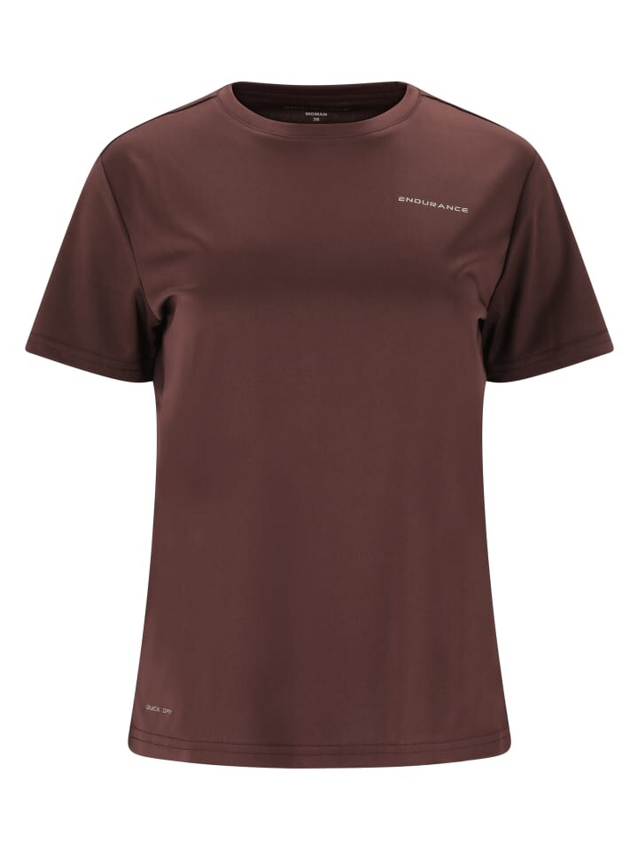 Футболка Endurance T-Shirt Keily, цвет 4241 Fudge 
Футболка Endurance T-Shirt Keily, цвет 4241 Fudge