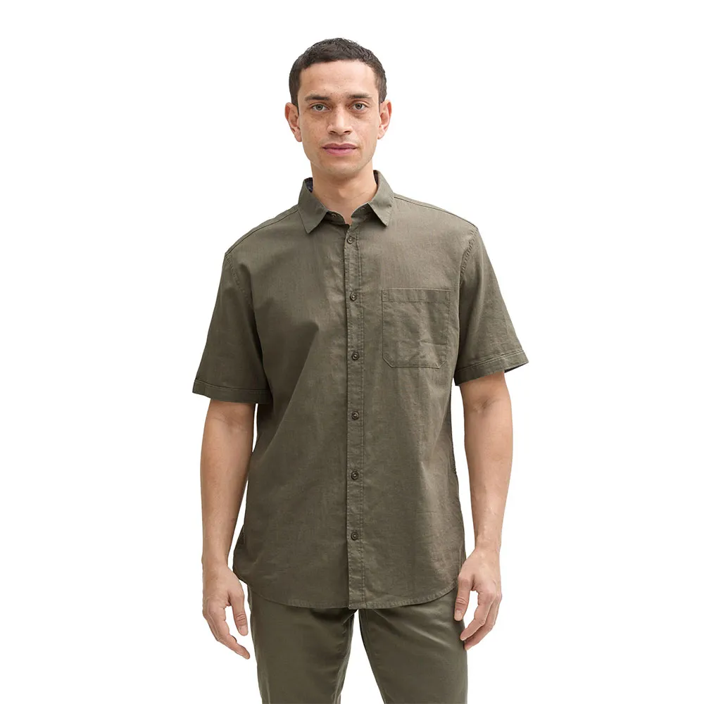 Рубашка с коротким рукавом Tom Tailor 1045098, зеленый
Рубашка с коротким рукавом Tom Tailor 1045098, зеленый