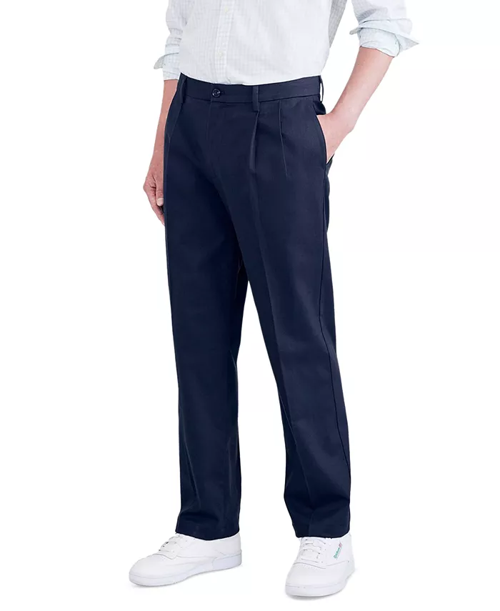 Мужские классические брюки Signature с защитой от пятен, со складками и без утюжки Dockers, синий
Мужские классические брюки Signature с защитой от пятен, со складками и без утюжки Dockers, синий