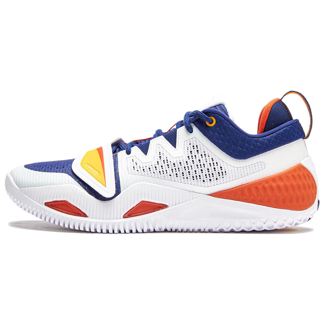 Лининг Rage 2 амортизирующие износостойкие поддерживающие легкие баскетбольные кроссовки с низким верхом мужские бело-сине-оранжевые
Лининг Rage 2 амортизирующие износостойкие поддерживающие легкие баскетбольные кроссовки с низким верхом мужские бело-сине-оранжевые