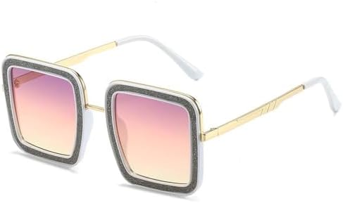 Модные солнцезащитные очки большого размера с бриллиантами для женщин, стильные квадратные солнцезащитные очки с кристаллами, защита от ультрафиолета UV400 MTZJH, A - White-yellow
Модные солнцезащитные очки большого размера с бриллиантами для женщин, стильные квадратные солнцезащитные очки с кристаллами, защита от ультрафиолета UV400 MTZJH, A - White-yellow