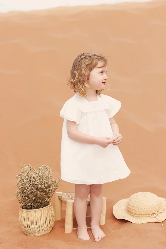 Детское платье из хлопка Tartine Et Chocolat, бежевый
Детское платье из хлопка Tartine Et Chocolat, бежевый