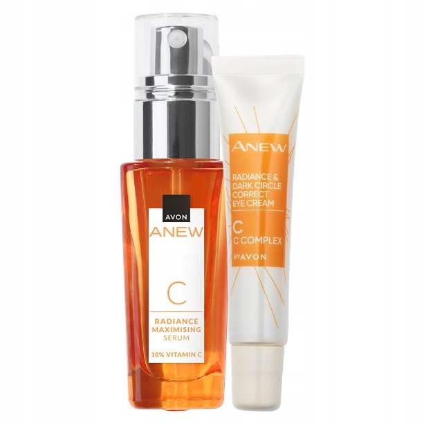 Набор для осветления кожи AVON ANEW с сывороткой с витамином С + кремом для век Radiance FY
Набор для осветления кожи AVON ANEW с сывороткой с витамином С + кремом для век Radiance FY