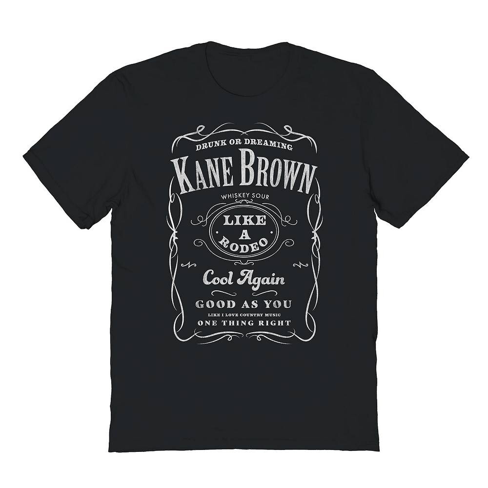 Мужская футболка с рисунком этикетки виски Licensed Character, черный
Мужская футболка с рисунком этикетки виски Licensed Character, черный